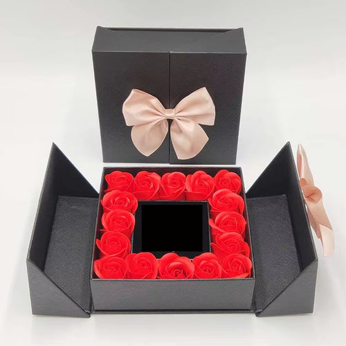Artificial Rose Flower Box for Girlfriend Mothers Day Couple Wedding Valentines Day Party Christmas Gifts